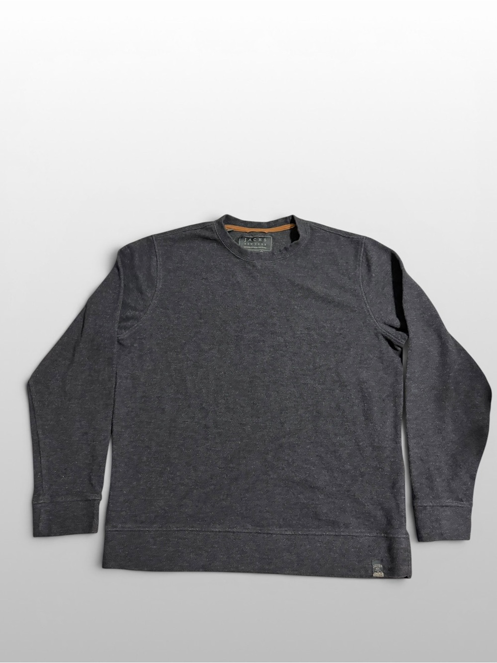 Jachs New York Crewneck Pullover Sweatshirt Gray Medium